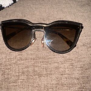 Valentino Black and Brown Sunglasses